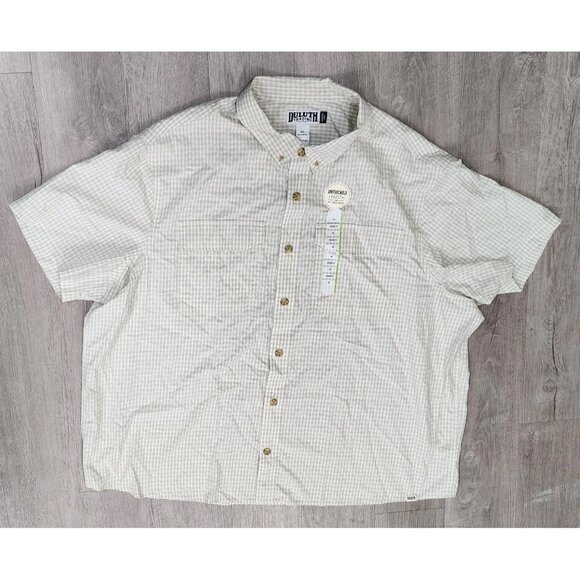 NWT Duluth Trading Co Armachillo Relaxed Fit Short Sleeve Shirt 3XL Button Down - Picture 2 of 7